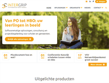 Tablet Screenshot of intergrip.nl